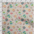 thumbnail image 3 of Soimoi Easter Printed, Poly Canvas Fabric, Decor Sewing Fabric by The Yard 56 Inch Wide,Decorative Fabric for Curtains Tote Bags, Off White, 3 of 5