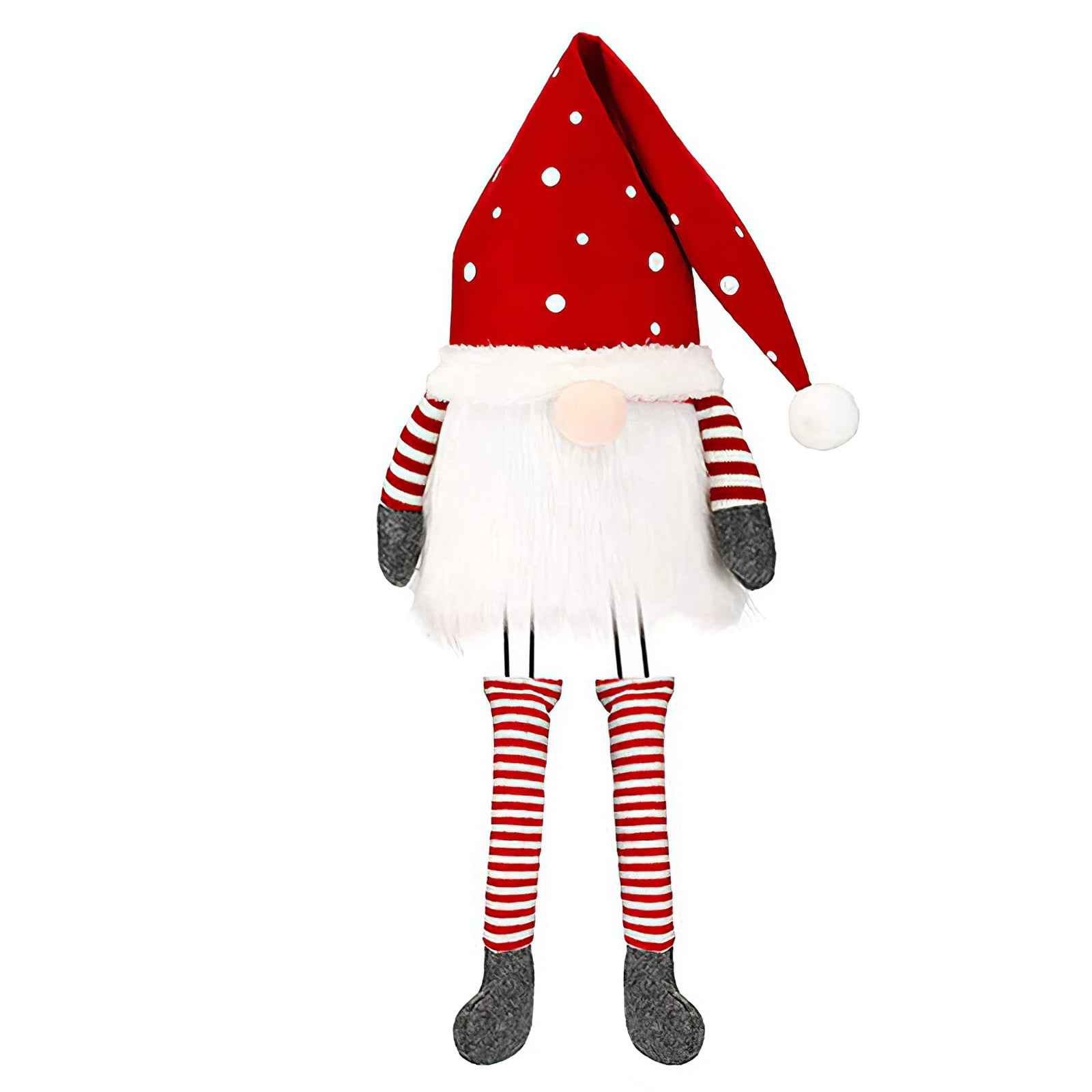 Large Gnome Christmas Tree Topper with Top Hat Hugger for Christmas