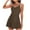 Brown, variant on One Piece Swimsuit for Teens Boho Bathing Suits for Women Full Coverage One Piece Swimsuits for Women Trendy Bathing Suits for Women 2026 One Piece Swimsuit Shorts