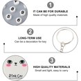 thumbnail image 2 of 2 Pcs Mini Calculator Keychain Portable Cute Cartoon Calculator Electronic Pocket Calculator with Keyring Kids Student School Supplies Key Decoration (Gray), 2 of 8