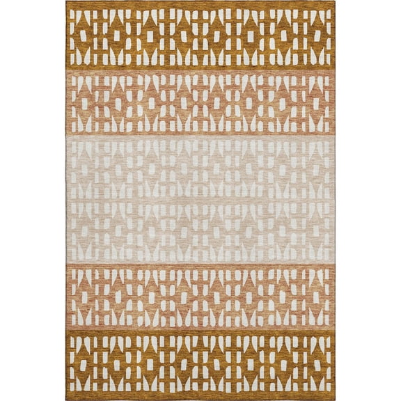 Dalyn Rugs Premium Machine Washable Mayfield AMF964 Paprika 2'6" x 3'10" Rug