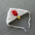 thumbnail image 3 of Adorable Chicken Shape Baby Hat Cute Fine Knitted Woolen Yard Infant Hat for Photography, 3 of 8