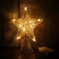thumbnail image 4 of Árbol de Navidad Top Star CVHOMEDECO blanco con LED blanco cálido, 4 of 9
