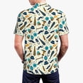 thumbnail image 3 of Balery Fathers day Printed Men’s Short Sleeve Polo Shirt, Midweight Men's Shirt,Golf Polo shirts -X-Large, 3 of 8