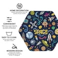 thumbnail image 4 of Bingfone Vintage Colorful Space Leather Drinks Coasters With Set Of 6,Suitable For Home Kitchen,Coffee Cup Coasters Home Gift, 4 of 9