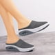 thumbnail image 3 of Zapatillas de cuña Qarigey para mujer sandalias plataforma Calzado Gris 42 yardas, 3 of 6