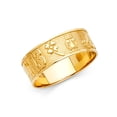 thumbnail image 1 of Solid 14k Yellow Gold Lucky Yellow Gold Fashion Anniversary Ring Size 11.5, 1 of 2