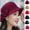 Black, variant on Elegant Women’s Autumn Winter Wool Hat - Solid Color Wide Brim Round Dome, Warm with Bowknot Decor, Stylish Fedora for Daily Wear, Cozy & Chic for Cold Seasons,Red 1,One Size