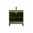 thumbnail image 3 of Elegant Kitchen and Bath Finnley 30 Inch Single Bathroom Vanity In Chestnut Brown, 3 of 13