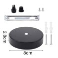 thumbnail image 5 of Extra Depth Ceiling Plate, Pendant Light Accessories With High-Quality Metal For Chandelier Or Wall Lamp (3Pcs), 5 of 5