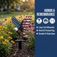 thumbnail image 5 of Patriotic Bald Eagle Garden Decor,Metal Yard Stake with American Flag Wings,Red White Blue Outdoor Lawn Ornament for Memorial Day, 4th of July, Veterans Soldiers Tribute,11.82"x6.8", 5 of 9