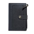 thumbnail image 1 of Card Holder Pouch Women Purse Versatile Women‘s Purse with Button Closure Solid Color Card Holder Wallet Portable Changes, 1 of 5