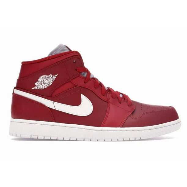 Ni - ke New Ni - ke Air Jordan 1 Mid Gym Red White 554724-600 Men's Size 17