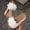 White, variant on Women's Wide Width Floral Wedge Slide Sandals, Open Toe Platform Mules with 3D Flower Detail, Comfortable Casual Shoes for Summer, Multi-Color