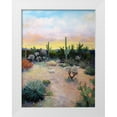thumbnail image 1 of Bonaparte, Diane 25x32 White Modern Wood Framed Museum Art Print Titled - Quiet Desert Morning, 1 of 4