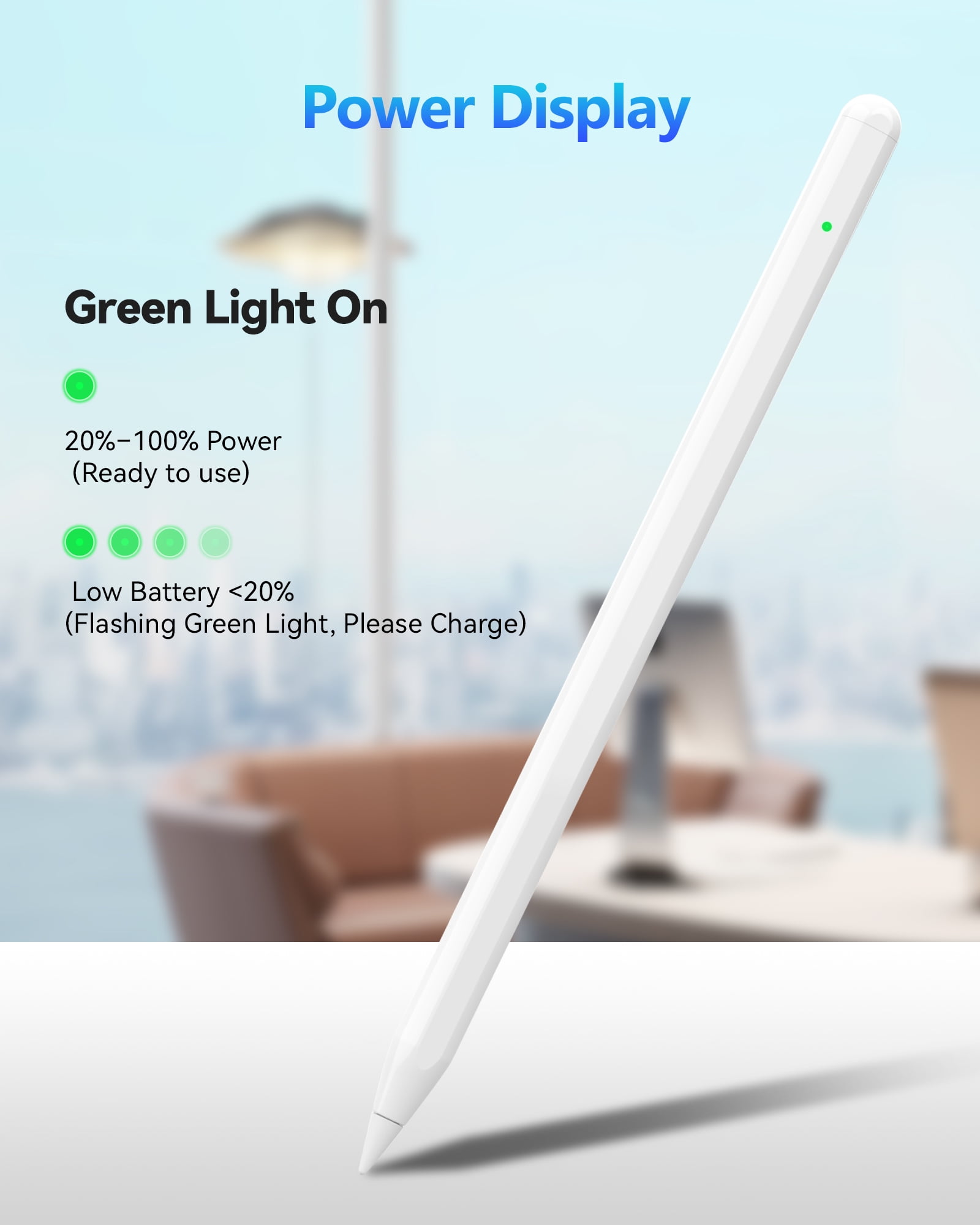 Stylus Pen for iPad Pencil, Fast Charging Apple iPad Pen 10th&9th