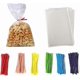 thumbnail image 3 of 100 Pcs 10 in x 6 in Clear Flat Cello Cellophane Treat Bags Good for Bakery, Cookies, Candies ,Dessert(by Brandon)1.4mil.Give Metallic Twist Ties!, 3 of 4