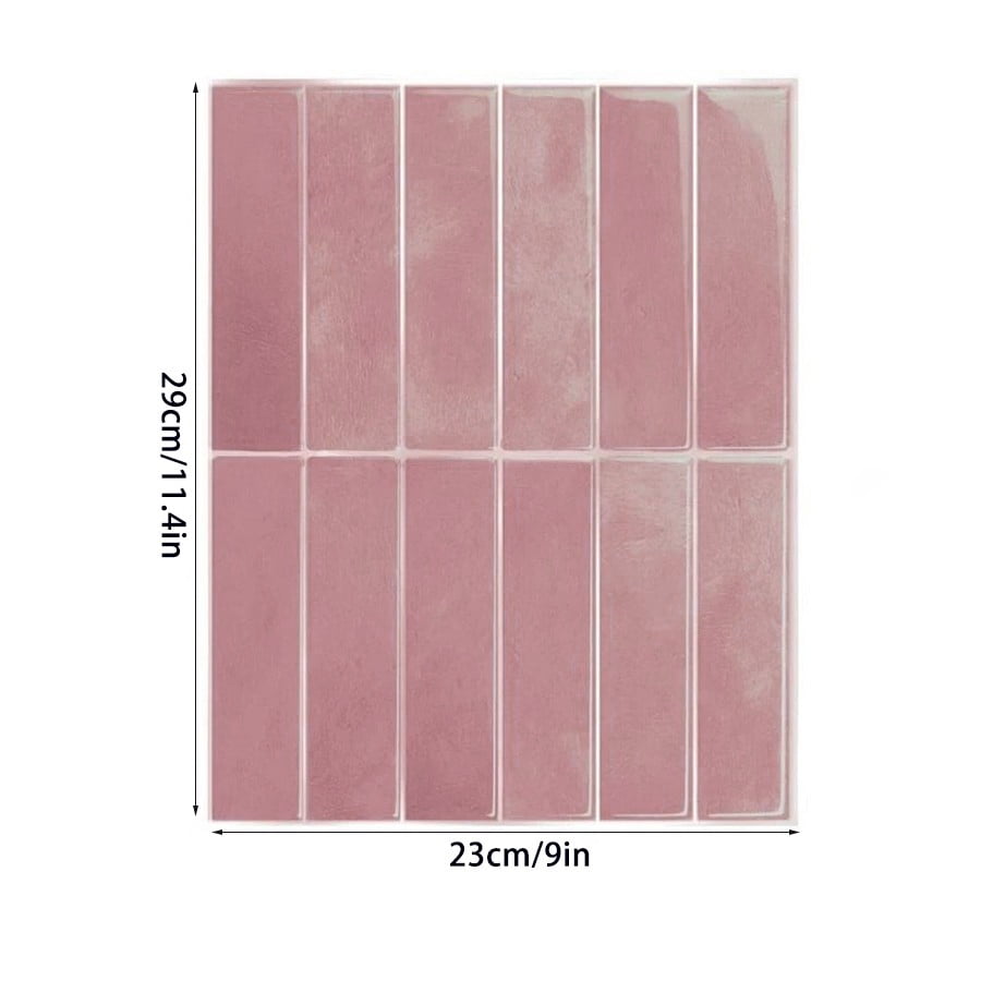 Peel and Stick Backsplash Wall Tiles,Self-Adhesive,Oil Proof,Waterproof, Removable Wall Panels for Kitchen & Bathroom,Modern Design, Easy Install (11.4x9 inch,20 Pack)