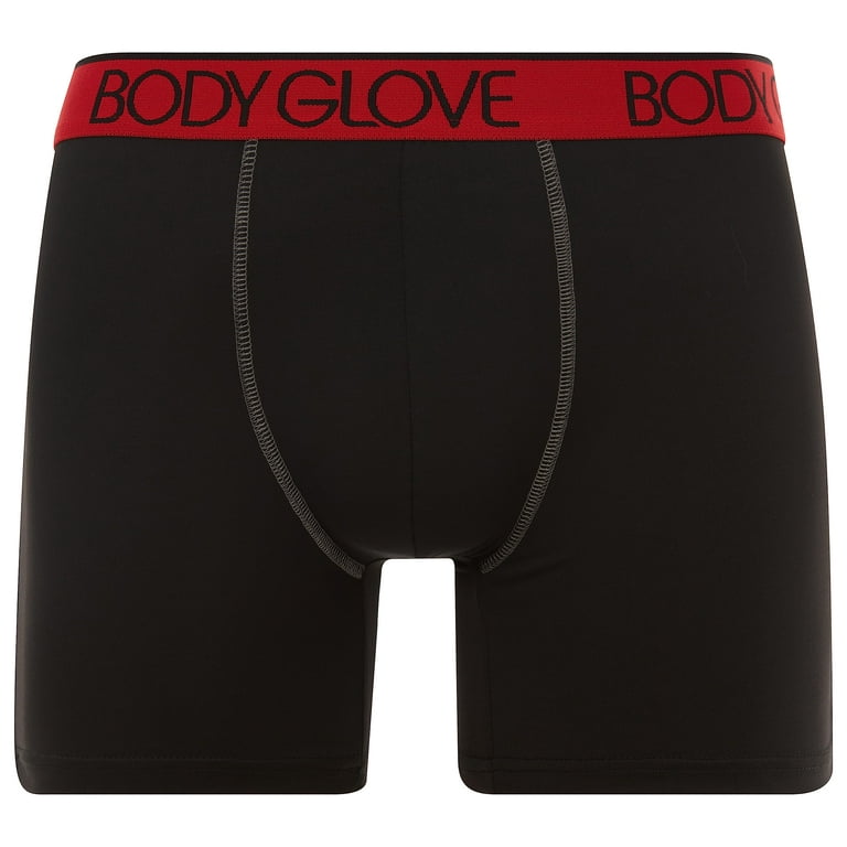 Body Glove Mens Boxer Briefs, Dry Fit Performance Underwear