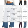 thumbnail image 3 of Pants for Women,Jeans for Women High Waisted Wide Leg Womens Jeans with Pockets Elastic Waist Strechy Drawstring Pull On Denim-Like Pants, 3 of 9
