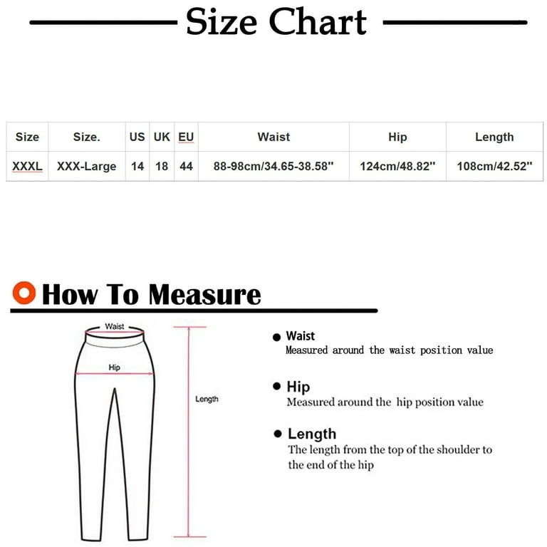 Xysaqa Cute Summer Outfits for Women, Women's Casual High Waist Wide Leg  Comfy Pants Elastic Waisted Loose Fit Trousers 