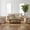 Ivory/Natural, variant on Harlow Hill Teni Braided Jute 2'6" x 7'9" Gray/Natural Bordered Performance Indoor Area Rug