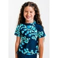 thumbnail image 5 of Calypsa Girl's Round Neck Surfer Swim Top, 5 of 10