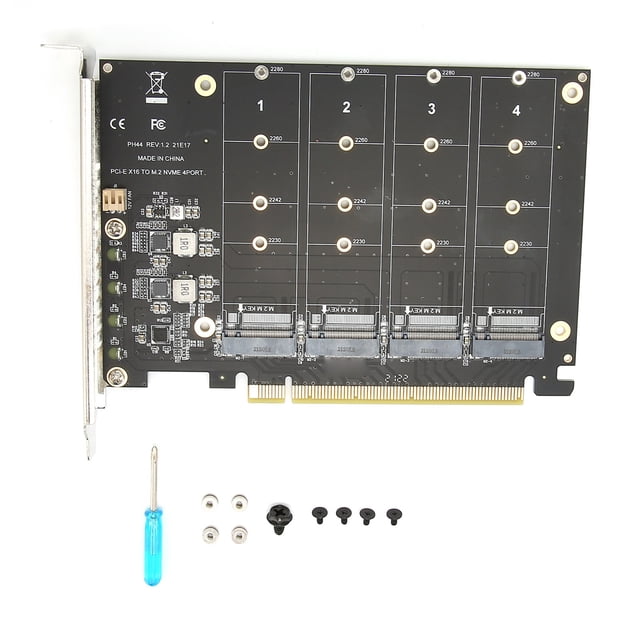 Adapter Card, Excellent Performance SSD To PCIE X16 Dual M.2 PCIE Adapter For Computers PH44