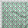 thumbnail image 4 of oneOone Cotton Flex Green Fabric Poker Card Quilting Supplies Print Sewing Fabric By The Yard 40 Inch Wide, 4 of 4
