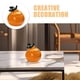 thumbnail image 4 of Tarro de cerámica con tapa, bote decorativo para té, centro de mesa creativo, tarro grande de cerámica naranja para encimera de cocina, bote de cocina, 4 of 7