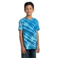 thumbnail image 4 of Port & Company PC148Y Youth Tiger Stripe Tie-Dye Tees, Royal - Large, 4 of 6