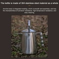 thumbnail image 4 of Milk Kettle Stainless Steel Large Capacity Kettle Camping Picnic Teapot 1.5L Coffee Kettle Portable Water Boiling Accessory, 4 of 6