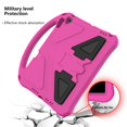 thumbnail image 5 of Dteck Case for Apple iPad 9th Generation (2021) 10.2-inch,Shockproof EVA Foam Kids Friendly Handle Lightweight iPad 10.2" 8th Gen 2020 Protective Back Kickstand Cover for iPad 7th Gen 2019 ,Rose, 5 of 5