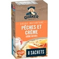 thumbnail image 2 of Quaker Peaches & Cream Flavour Instant Oatmeal, 2 of 13