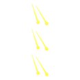 thumbnail image 1 of relayinert 1 Set Perm Rod Fashionable Fine Workmanship Unique Design Easy Installment Heat-insulating Distinctive Beautiful Hair Curlers Yellow 3Set, 1 of 6
