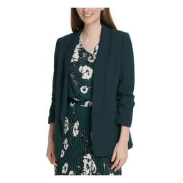 DKNY Womens Black Peplum Blazer Jacket Size 0 Walmart
