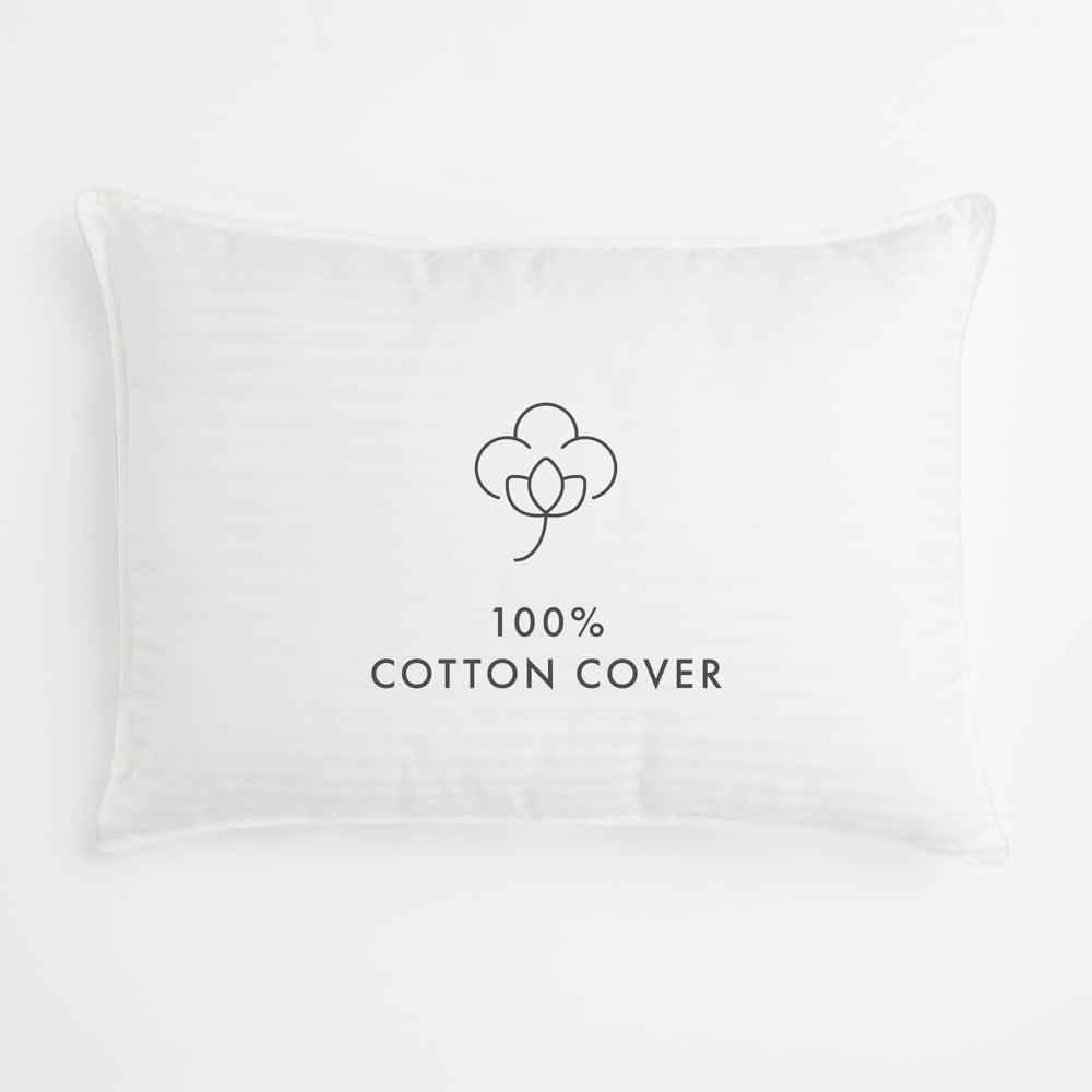 Cooling Gel Fiber Bed Pillow 2-Pack Standard/Queen Size For All Sleep Styles - Back, Side and Stomach Sleepers