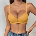 thumbnail image 2 of Seamless Bras，Wireless Pushup Bra Wireless Comfy Push Up Bra T-Shirt Bra Cozy Wireless Bra Workout Bra Stretchy Bra Yoga Bra Seamless Bras For Women Pullover Bra Support Bras, 2 of 9