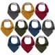 thumbnail image 1 of Set de 10 Baberos Bandana de Muselina para Bebé Egmao de Algodón Suave, 1 of 8