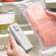 thumbnail image 3 of Sellador de alimentos de plástico eléctrico de mano recargable por USB Paquete a batería Máquina práctica de sellado de bocadillos Mini dispositivo de calor Gris seitruly HA009433-03, 3 of 6