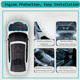 thumbnail image 3 of Automotive Hood Engine Front Cover Soundproof Mat For Honda CRV 2007-2011 Shield Mat Noise Insulation Dampening Mat Soundproof Cotton For Under-Hood Accessories-2007-2011, 3 of 6
