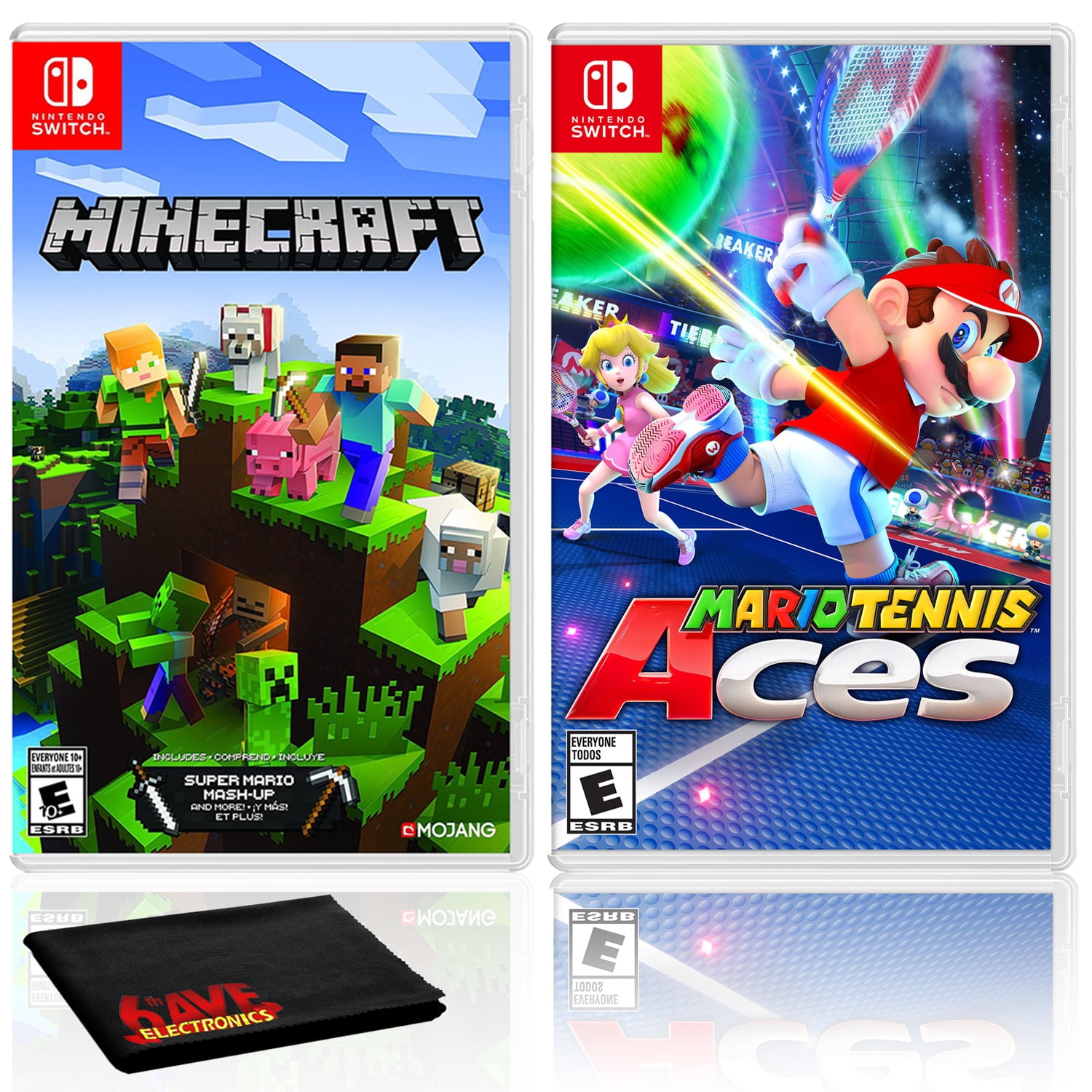 nintendo switch mario tennis aces bundle