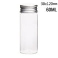 thumbnail image 2 of Vials Small Glass Bottles Mini Jars With Aluminum Screw Storage Lid H7Q9, 2 of 6