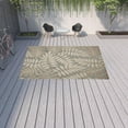 thumbnail image 5 of 10' X 13' Natural Floral Non Skid Indoor Outdoor Area Rug, 5 of 5