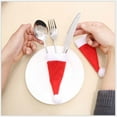 thumbnail image 2 of Muñecos de caramelo navideños Sombreros Botellas Cuchara Vajilla Titular Tapas Adornos de mesa de Navidad Artesanía Suministros para el hogar 10 piezas Inevent HA009461-00, 2 of 7