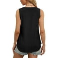 thumbnail image 6 of Mittory Womens Tank Tops V Neck Sleeveless Flowy Loose Fit Basic Casual Summer Tops Going Out Tee Shirts, 6 of 8