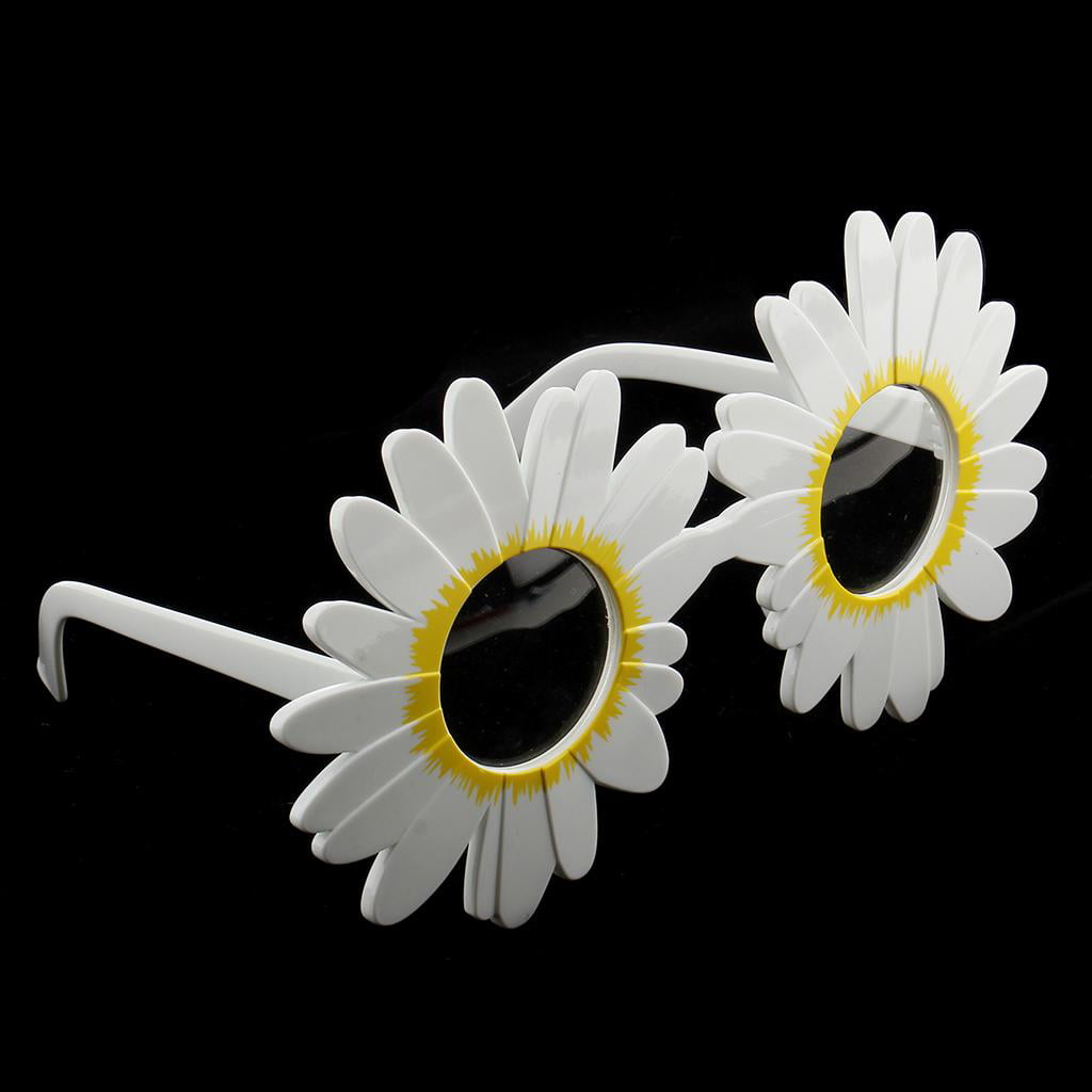 Novelty Daisy Flower Glasses Kids Adult Unisex Costume Fun Party Gift Favors 
