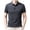 Grey, variant on Men's Shirts Advanced Sense Lapel Short Sleeve Casual Business Ice Silk Top Comfortable Breathable Stylish T-Shirt Men's Tops T-Shirt Casual Crew Neck Loose