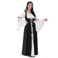 thumbnail image 3 of Disfraz de Spooktacular Creations Renaissance para mujer, color negro, 3 of 8