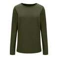 thumbnail image 4 of ShomPort Womens Tunic Tops Casual Crewneck Long Sleeve Shirts Lightweight Knit Pullover Sweaters Top, 4 of 8